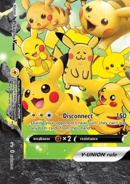 Pikachu V-UNION [SWSH Black Star Promos] (SWSH 141)