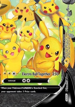 Pikachu V-UNION [SWSH Black Star Promos] (SWSH 142)