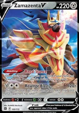 Zamazenta V [Brilliant Stars] (BRS-105)