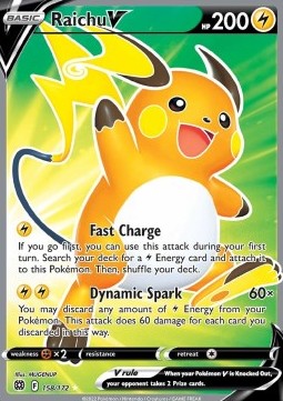 Raichu V [Brilliant Stars] (BRS-158)