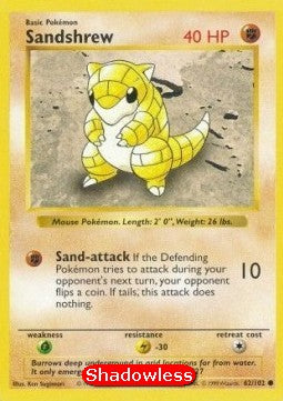 Sandshrew [Base Set] (BS-062) [V2 · Common]