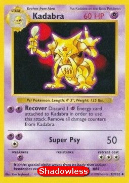 Kadabra [Base Set] (BS-032) [V2 · Uncommon]
