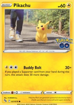 Pikachu [Pokémon GO] (PGO-027)