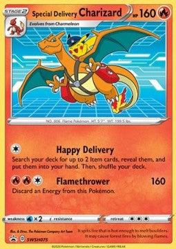 Special Delivery Charizard [SWSH Black Star Promos] (SWSH-075)