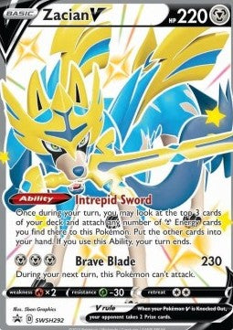 Zacian V [SWSH Black Star Promos] (SWSH-292)