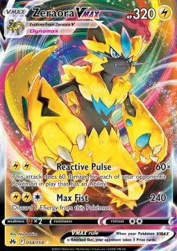 Zeraora VMAX [Crown Zenith] (CRZ-054)