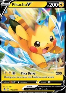 Pikachu V [SWSH Black Star Promos] (SWSH-285)
