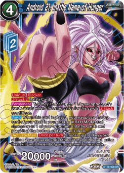 Android 21, in the Name of Hunger (BT20-028) [V1 · Super Rare]