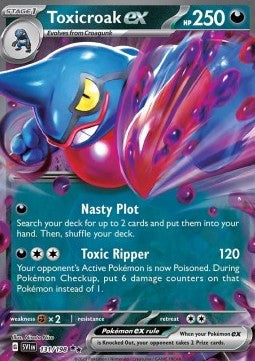 Toxicroak ex [Scarlet & Violet] (SVI-131)