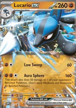 Lucario ex [SV Black Star Promos] (SVPen-017)
