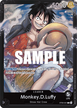 Monkey.D.Luffy (ST08-001) [ST-08 · Leader]