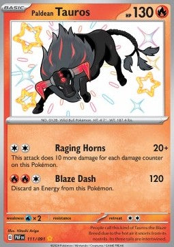 Paldean Tauros [Paldean Fates] (PAF-111)
