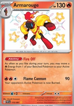 Armarouge [Paldean Fates] (PAF-115)