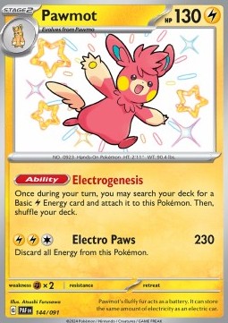 Pawmot [Paldean Fates] (PAF-144)