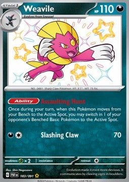 Weavile [Paldean Fates] (PAF-183)
