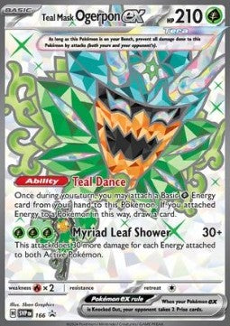 Teal Mask Ogerpon ex [SV Black Star Promos] (SVP-166)