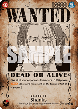 Shanks (OP09-004) [V3 · Special Rare]