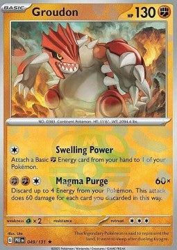 Groudon [Prismatic Evolutions: Additionals] (xPRE-049) [V2 · Rare]