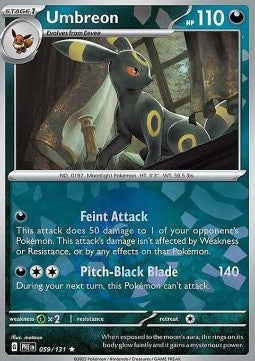 Umbreon [Prismatic Evolutions: Additionals] (xPRE-059) [V1 · Rare]