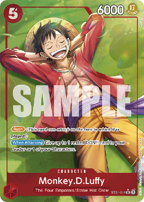 Monkey.D.Luffy (ST21-014) [ST-21 · V2 · Alternate Art]