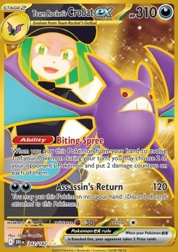 Team Rocket's Crobat ex [Destined Rivals] (DRI-242)