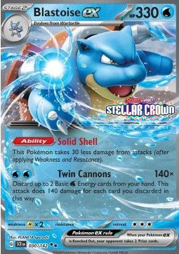 Blastoise ex [Stellar Crown] (SCR-030) [V2 · Promo]