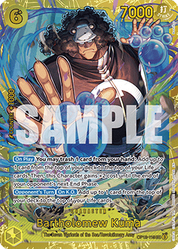 Bartholomew Kuma (OP12-119) [V1 · Secret Rare]