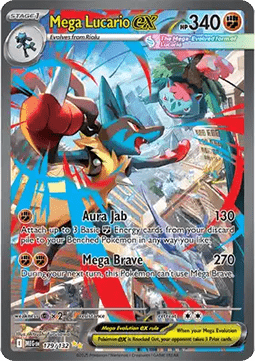 Mega Lucario ex [Mega Evolution] (MEG-179)