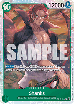 Shanks (OP13-028) [V1 · Super Rare]