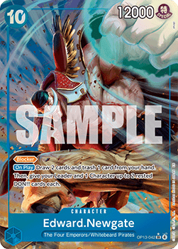 Edward.Newgate (OP13-042) [V2 · Alternate Art]