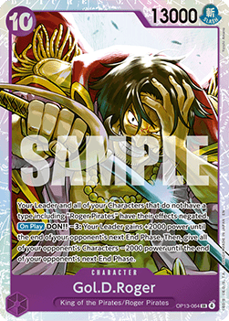 Gol.D.Roger (OP13-064) [V1 · Super Rare]