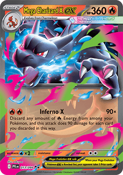 Mega Charizard X ex [Phantasmal Flames] (PFL 013)