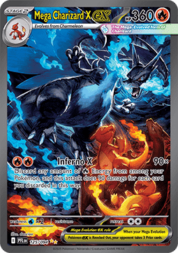 Mega Charizard X ex [Phantasmal Flames] (PFL-125)