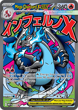 Mega Charizard X ex [MEP Black Star Promos] (MEP 023)