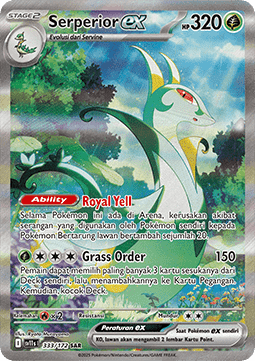 Serperior ex [Black & White ID/TH] (SV11s-333)