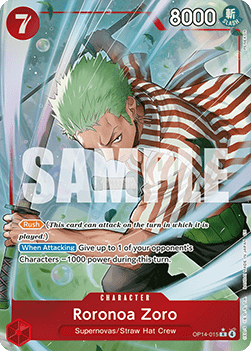 Roronoa Zoro (OP14-015) [OP14 · V2 · Alternate Art]
