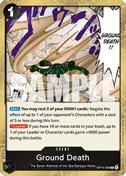 Ground Death (OP14-096) [V1 · Rare]