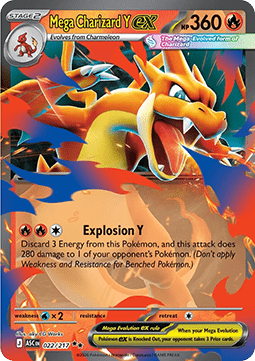 Mega Charizard Y ex [Ascended Heroes] (ASC 022)