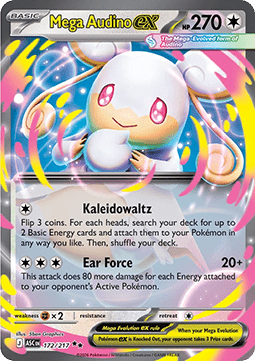 Mega Audino ex [Ascended Heroes] (ASC-172)