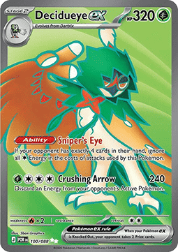 Decidueye ex [Perfect Order] (POR-100)