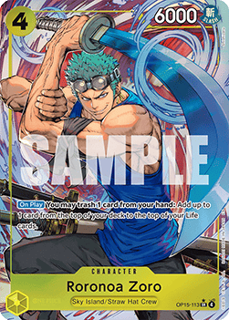 Roronoa Zoro (OP15-113) [OP15 · V2 · Alternate Art]