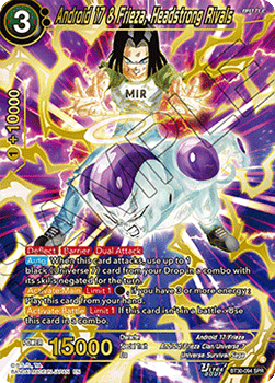 Android 17 & Frieza, Headstrong Rivals (BT30-094) [V2 · Special Rare]