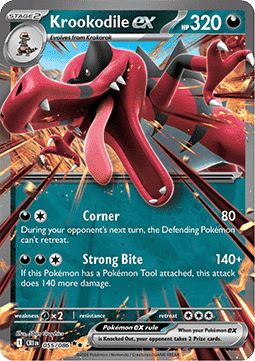 Krookodile ex [Chaos Rising] (CRI-055)
