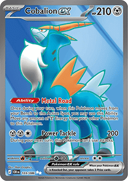 Cobalion ex [Chaos Rising] (CRI 103)