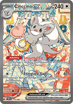 Cinccino ex [Chaos Rising] (CRI-119)