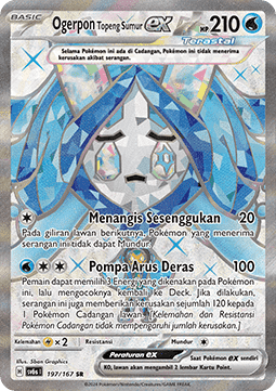 Wellspring Mask Ogerpon ex [Transfiguration Mask] (SV6s-197)