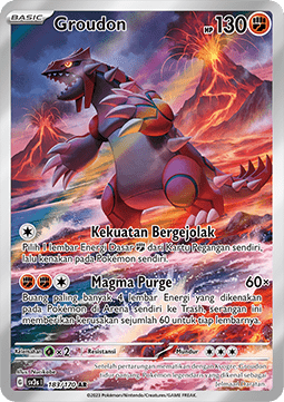 Groudon [Black Sparkle] (SV3s-183)
