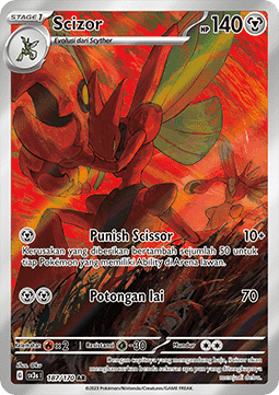 Scizor [Black Sparkle] (SV3s-187)