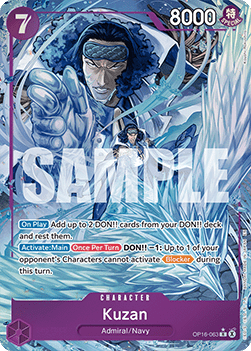 Kuzan (OP16-063) [OP16 · V2 · Alternate Art]