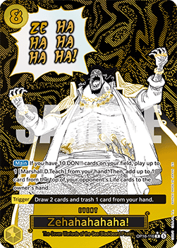 Zehahahahaha! (OP16-116) [V2 · Special Rare]